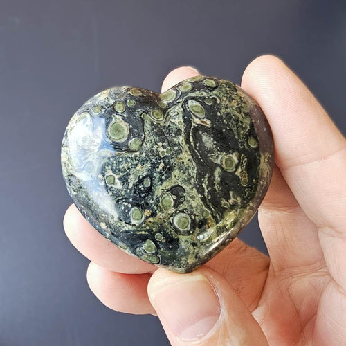 Medium Kambaba Jasper Hearts | Sacred Shift
