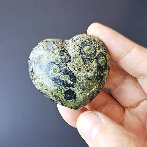 Medium Kambaba Jasper Hearts | Sacred Shift
