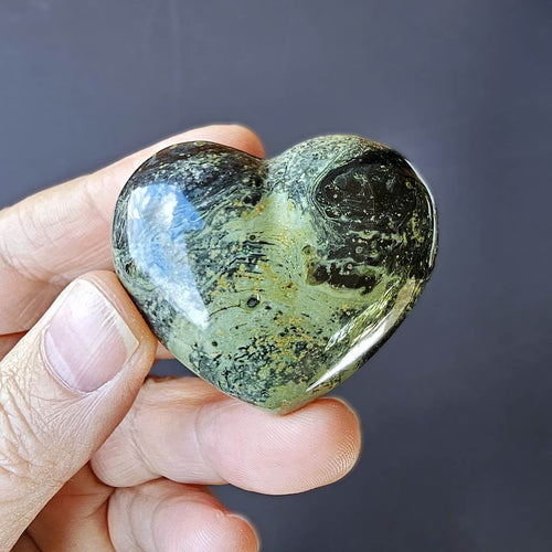 Medium Kambaba Jasper Hearts | Sacred Shift
