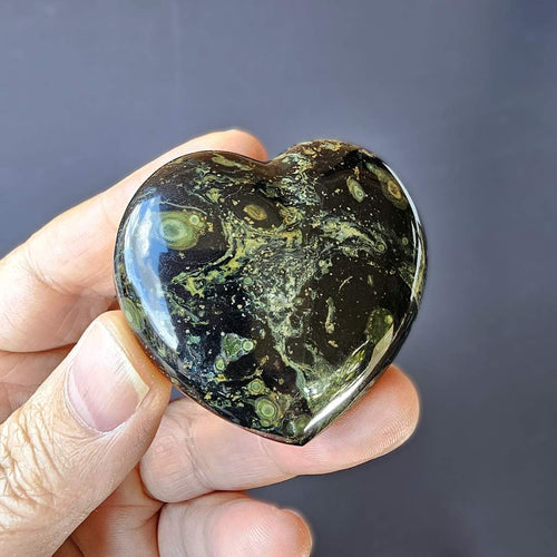 Medium Kambaba Jasper Hearts | Sacred Shift
