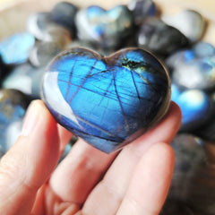 Medium Labradorite Hearts | Mystic Light Heart
