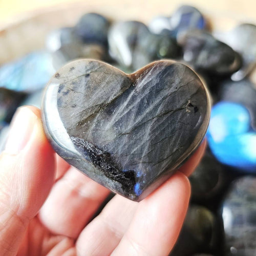 Medium Labradorite Hearts | Mystic Light Heart