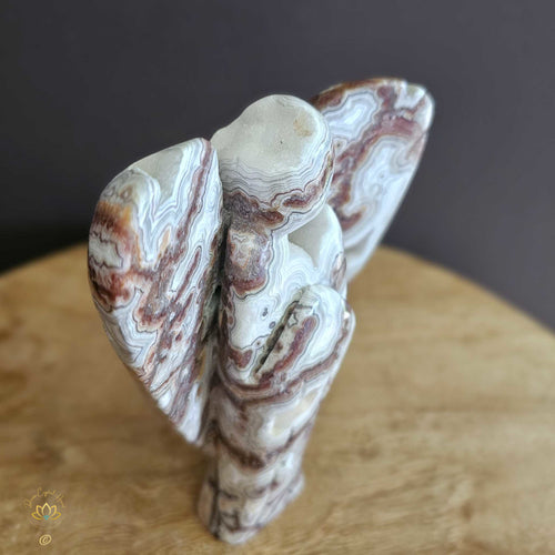 Mexican Crazy Lace Agate Angel | Seraph of the Spirals