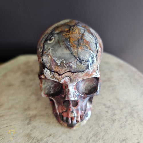 Mexican Crazy Lace Agate Skull | Guardian Of The Inner Child