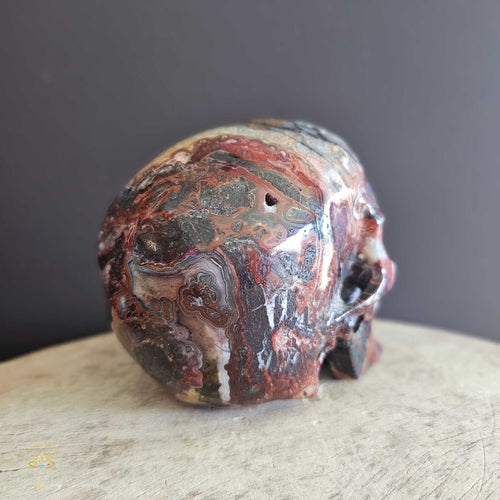 Mexican Crazy Lace Agate Skull | Guardian Of The Inner Child