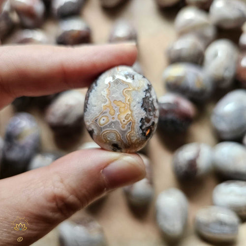 Mexican Crazy Lace Agate Tumbled Stones