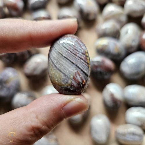 Mexican Crazy Lace Agate Tumbled Stones