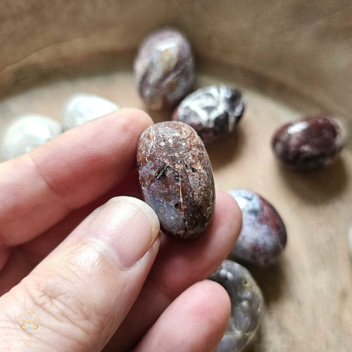 Mexican Crazy Lace Agate Tumbled Stones