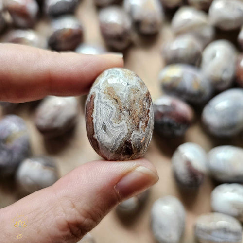 Mexican Crazy Lace Agate Tumbled Stones