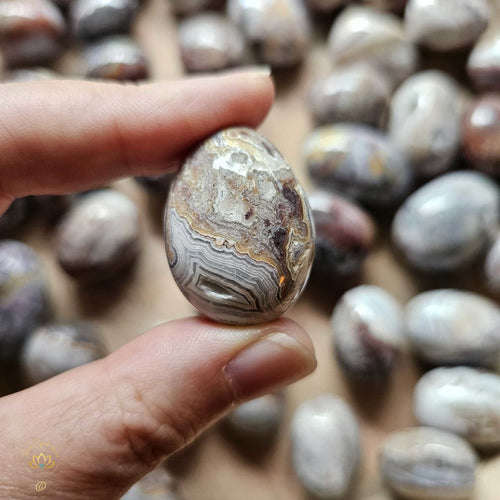 Mexican Crazy Lace Agate Tumbled Stones