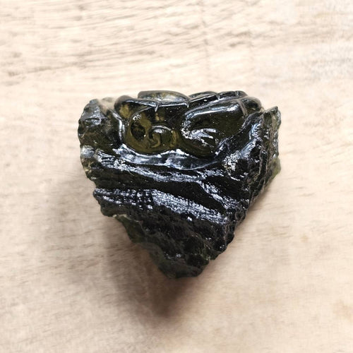 Moldavite | Dragon Carving 4g