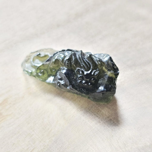 Moldavite | Dragon Carving 4g