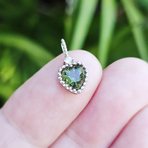 Moldavite Faceted Pendant | Soul Expansion