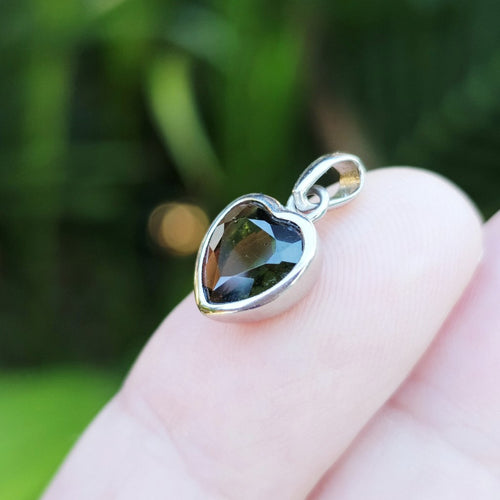 Moldavite Faceted Pendant | The Awakening Stone