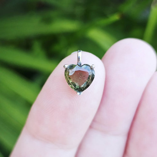Moldavite Faceted Pendant | The Catalyst Necklace