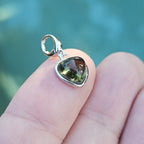 Moldavite Heart Pendant | The Timely Catalyst