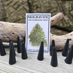 Moldavite Incense | Cones