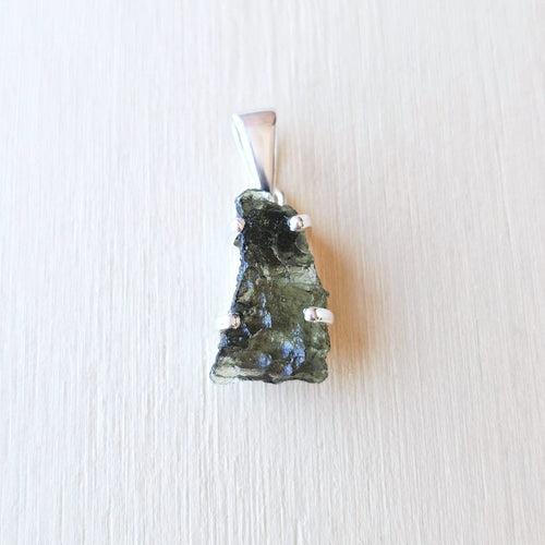 Moldavite Pendant | Astral Embrace