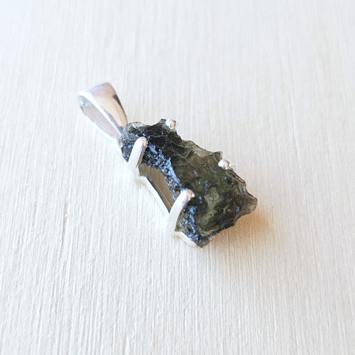 Moldavite Pendant | Astral Embrace