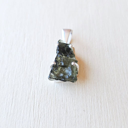 Moldavite Pendant | Astral Embrace