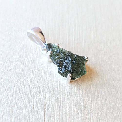 Moldavite Pendant | Celestial Blaze