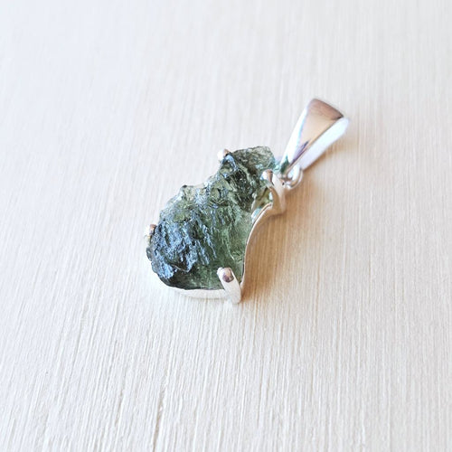 Moldavite Pendant | Celestial Blaze