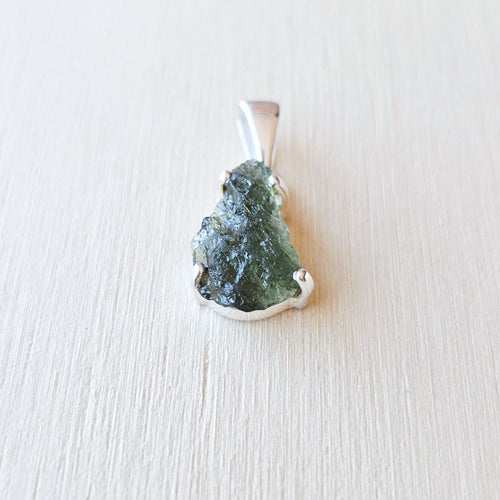 Moldavite Pendant | Celestial Blaze