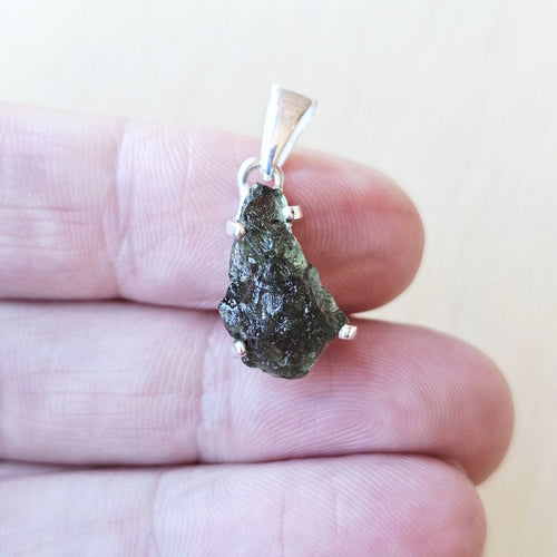 Moldavite Pendant | Celestial Blaze
