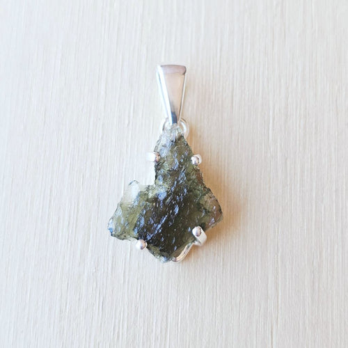 Moldavite Pendant | Cosmic Alchemy