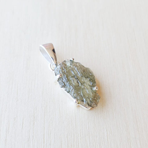 Moldavite Pendant | Emerald Ascension