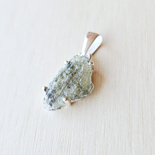Moldavite Pendant | Emerald Ascension