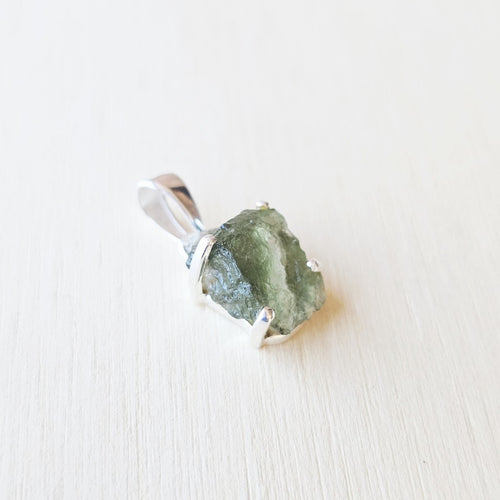 Moldavite Pendant | Green Fire Alignment