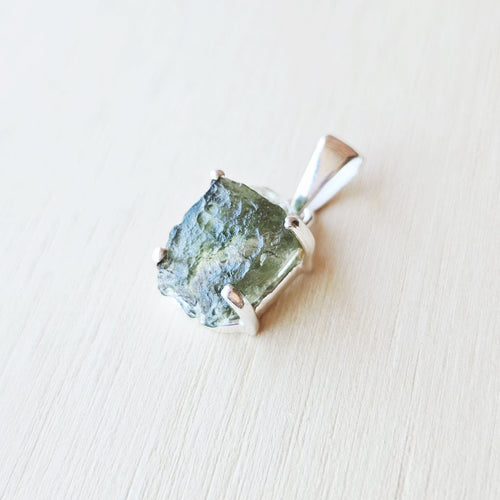 Moldavite Pendant | Green Fire Alignment