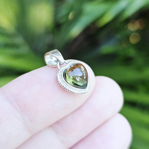 Moldavite Pendant | Heart Of The Cosmos