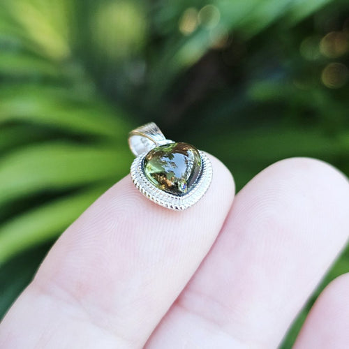 Moldavite Pendant | Heart Of The Cosmos