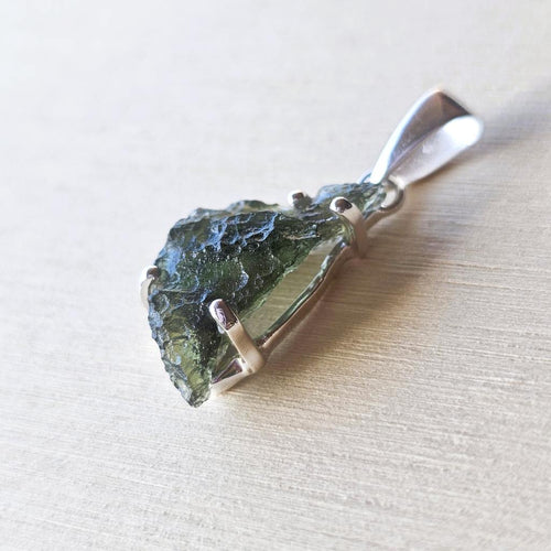Moldavite Pendant | Starborn Spark