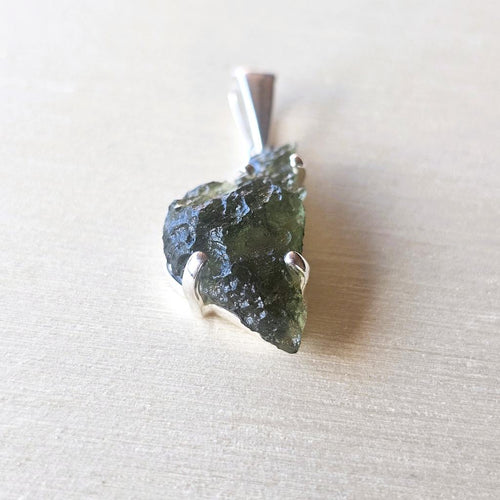 Moldavite Pendant | Starborn Spark