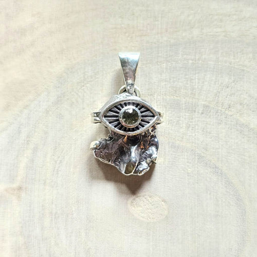 Moldavite & Campo Del Cielo Pendant | Souls Path