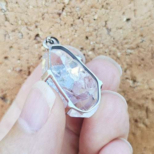 Moldavite & Herkimer Pendant | Align To The Universe