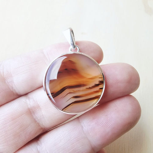 Montana Agate Pendant | Earth's Mosaic