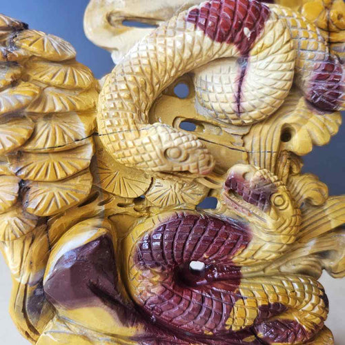 Mookaite Snake Carving | As Above, So Below