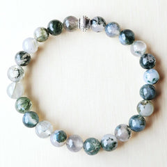 Moss Agate Bracelet | Strong & Steady