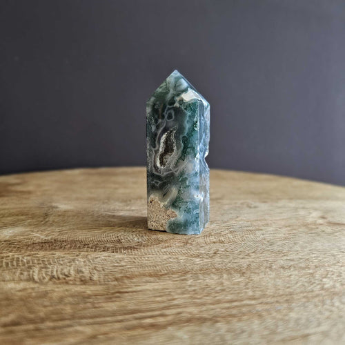 Moss Agate | Obelisk 135gms