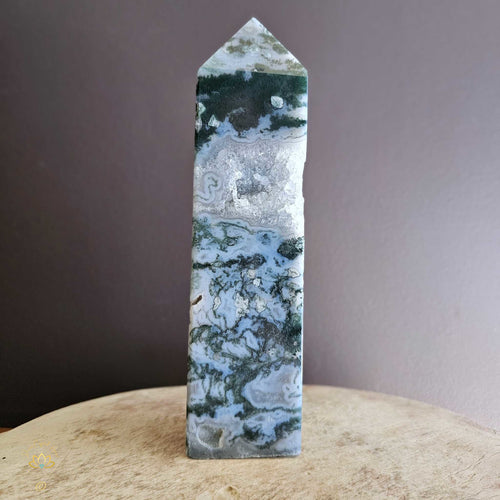 Moss Agate | Obelisk 1kgs