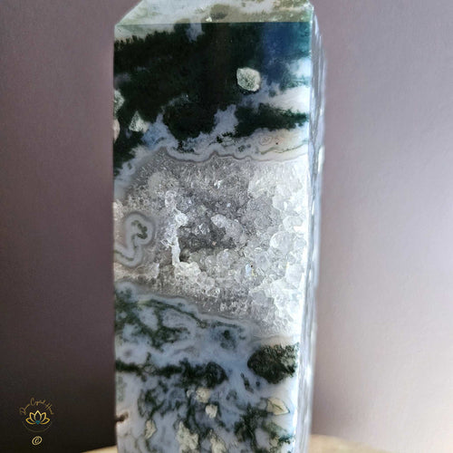 Moss Agate | Obelisk 1kgs