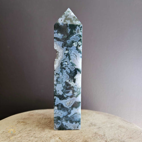 Moss Agate | Obelisk 1kgs