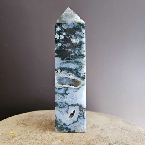 Moss Agate | Obelisk 1kgs