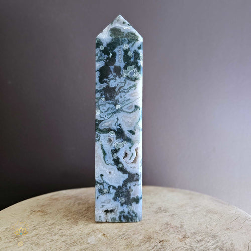 Moss Agate | Obelisk 1kgs