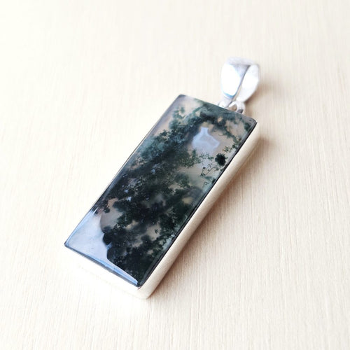 Moss Agate Pendant | Garden Of Calm