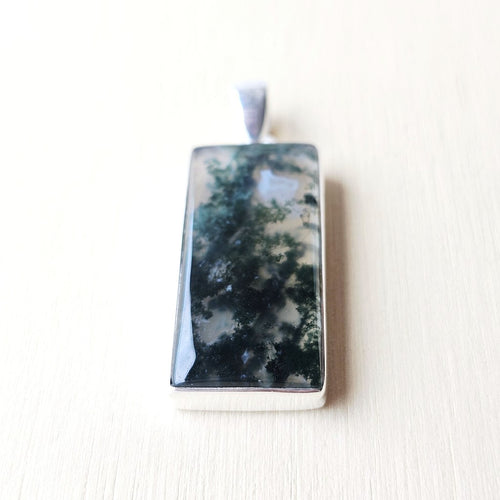 Moss Agate Pendant | Garden Of Calm
